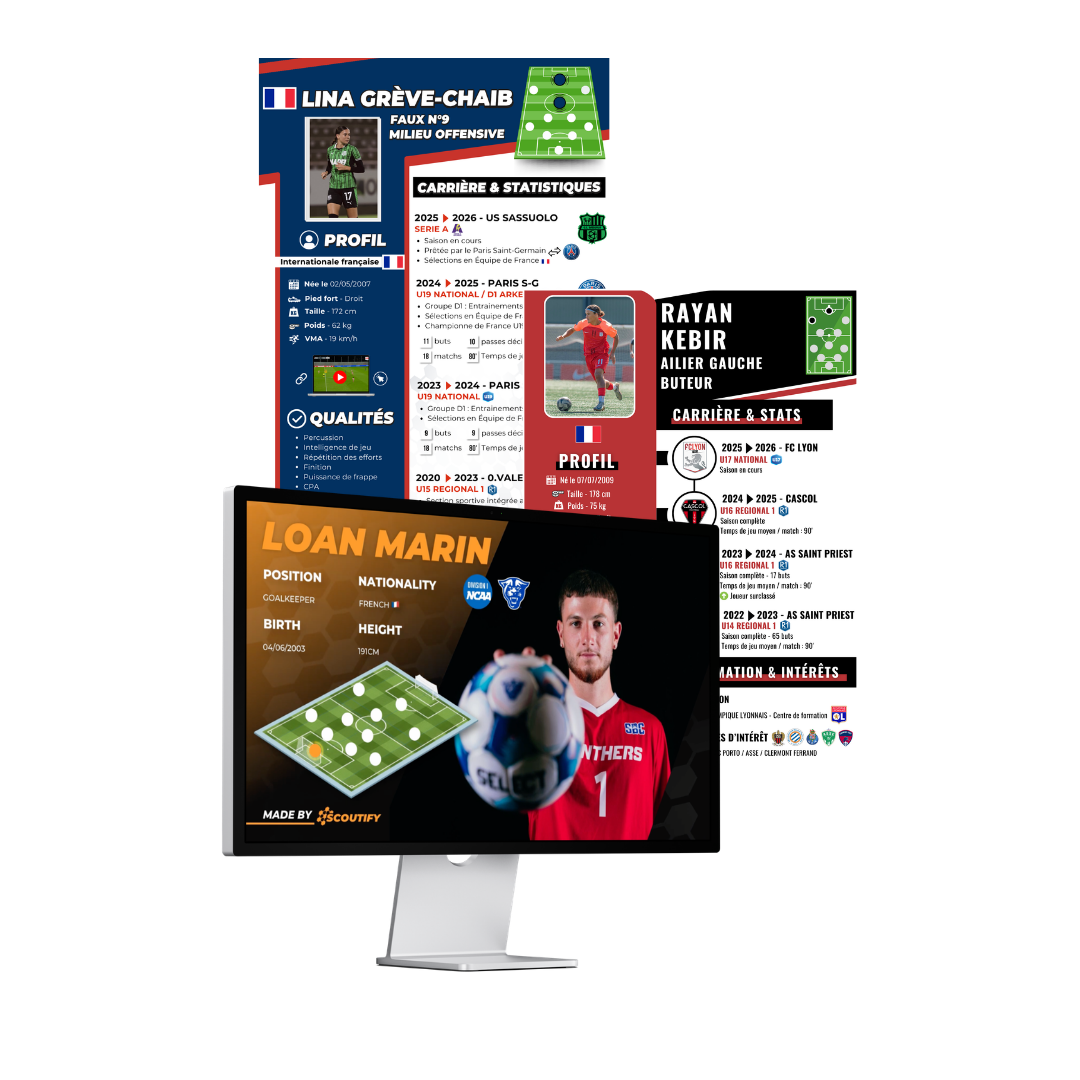 Exemples de CV sportifs Scoutify