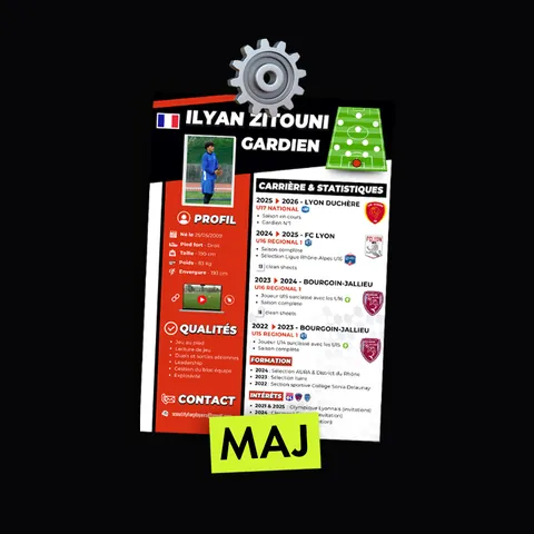 CV sportif mis à jour