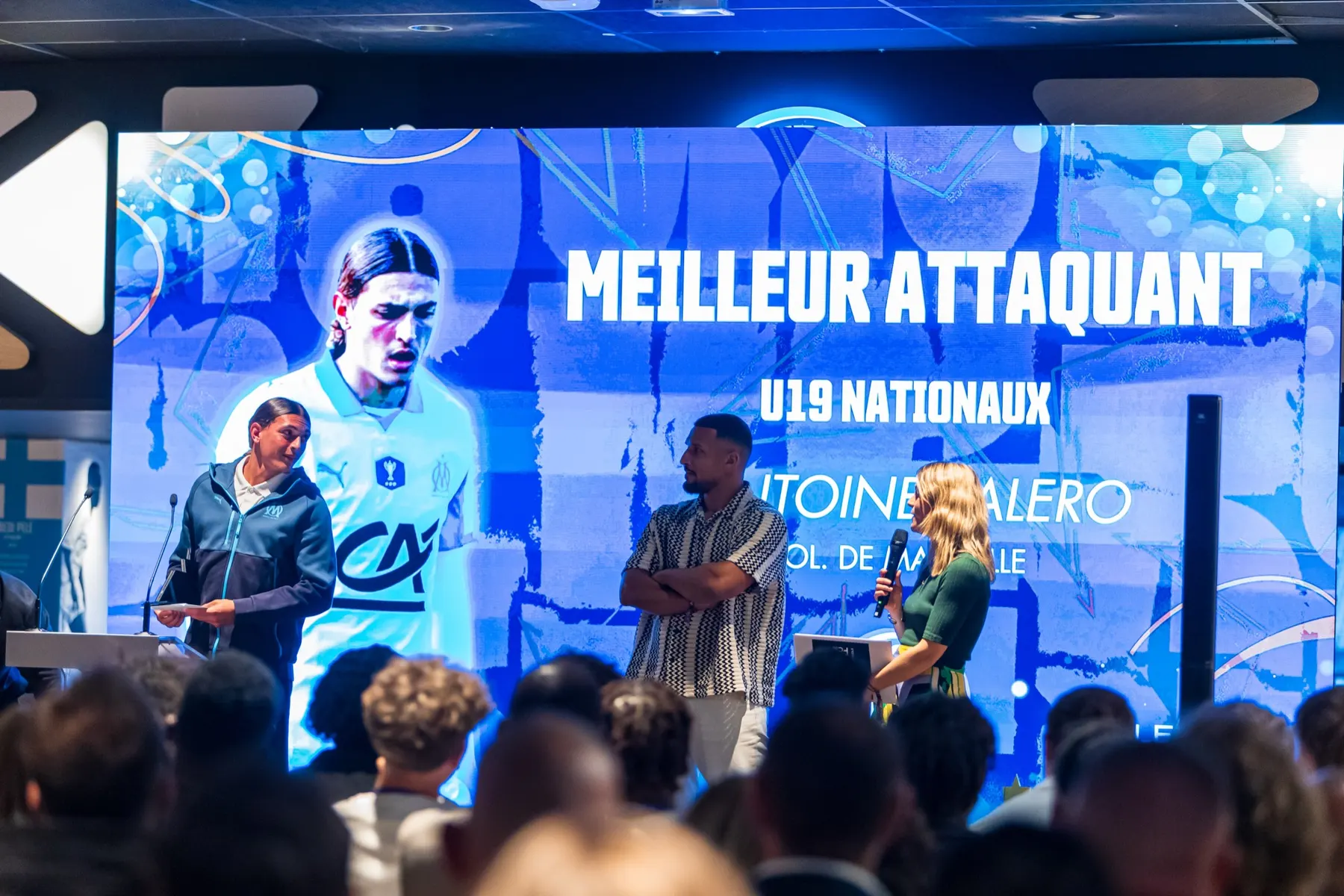 La scène du Trophée Espoir du Football