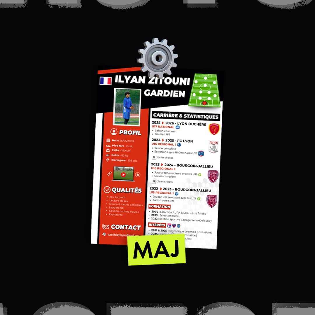 CV Sportif - Mise à jour